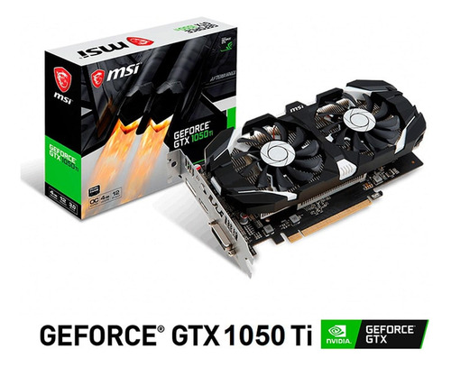 Tarjeta De Video Msi Geforce Gtx 1050 Ti 4gt Oc 4gb Gddr5