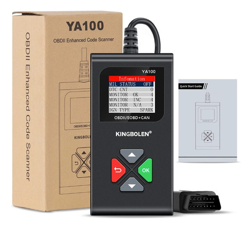 Scanner Automotriz Obd2 Kingbolen Ya100