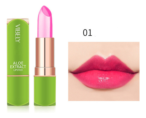 Lápiz Labial En Forma De Gelatina Hidratante, Cálido Y Que C