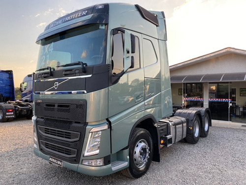 Imagem 2 de 20 de Volvo Fh 540 6x4 Ano 2021 Verde Globetrotter Traçado 6x4