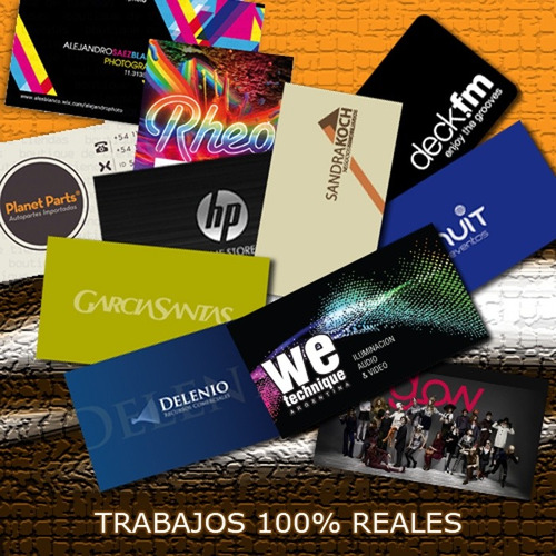 1000 Tarjetas Personales Mate 4/4 Puntas Redondeadas