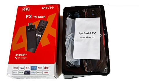 Tv-box Stick Mx10-f3, Wifi 6, Android 13, 2,4/5g, Dual