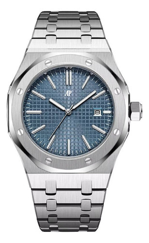 Reloj Ap Clásico De Moda Para Hombre, Pulsera De Acero