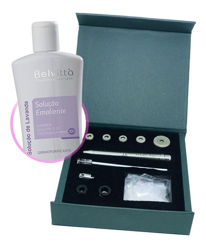 Kit Face Clean Peeling De Diamante C/ Emoliente Trieta 300ml