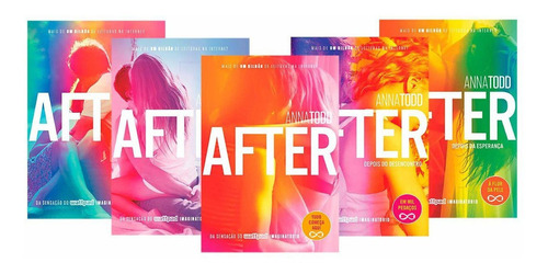 Kit Livros After ( 5 Volumes ) Anna Todd Com 1 Brinde