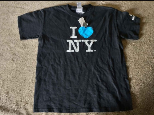 Playera  I Love Ny  Talla M (dama)