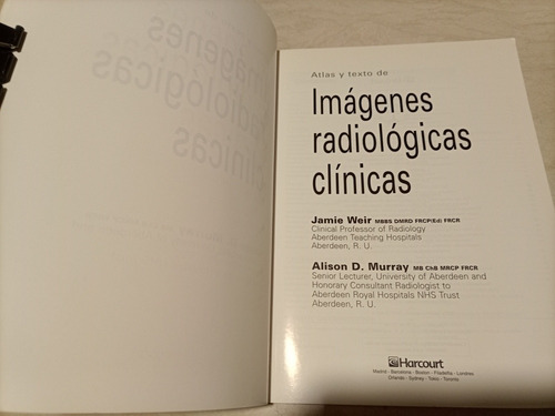 Libro. Imágenes Radiologicas Clínicas, Texto, Atlas. (Usado)