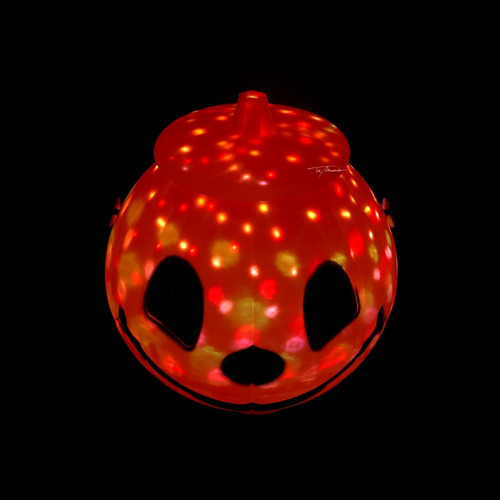 Calabaza Caramelera Pscicodelica Y Sonido Halloween Cotillon