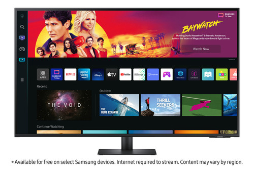 Monitor Samsung M7 43 , 4k, Experiencia Smart Tv Color Negro 220V