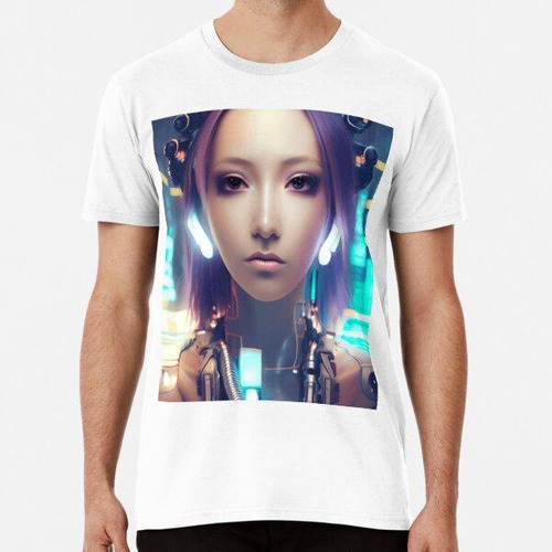 Remera  Cyborg Diosa Digital 3d Dibujo Cyborg Cyberpunk Ai R