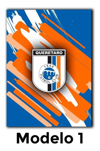 Cuadros Decorativos Futbol Liga Mx- Gallos Blancos Queretaro