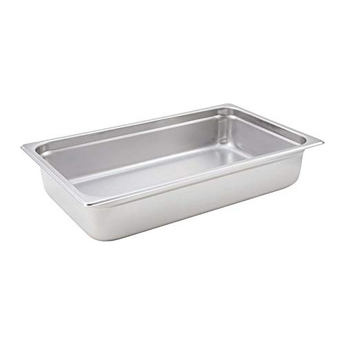 Winco Spjh-104 Bandeja De Mesa De Vapor Antiatasco De Acero 