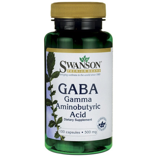 Gaba 100 Capsulas 500mg Gamma Aminobutyric Acid