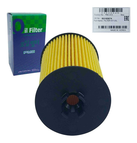 Imagen 5 de 10 de Filtro Aceite Motor Chevrolet Cruze 2014 2015 2016 Original