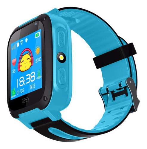 (bl) Para Pantalla Táctil Para Reloj Inteligente Kids Gps Vi