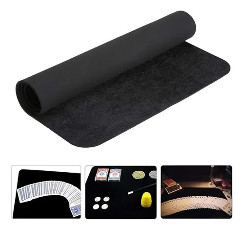 Tapete De Póquer Redondo De 120 Cm – Portátil, Antideslizante Y Fácil De Guardar