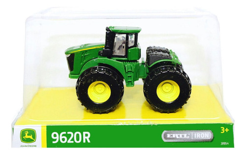 1:32 Tractor 9620r Vehículo De Hierro John Deere Ertl Iron Verde