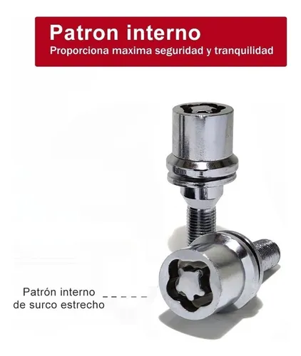 Bulones Seguridad Antirrobo Citroen C15 Rhino Wheel Lock's