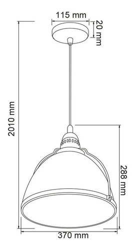 Tecnolite CTL-8073/CR Lámpara Colgante Lamina De Acero Satinado 60w Color Gris