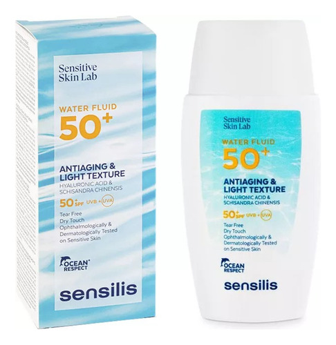 Sensilis Protector Solar Water Fluid Antiedad Spf50+ 40ml