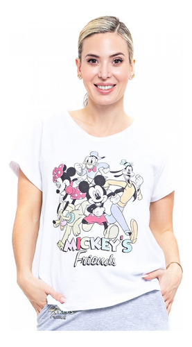 Remera Mujer Disney Mickey And Friends Cocot Urbano - 21065
