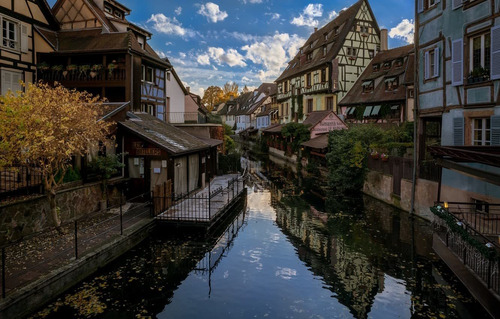 Lhjoysp Puzzel 500 Pieza Ciudad Colmar Alsacia Francia 20.5