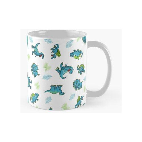 Taza Bonito Patrón De Dinosaurio Para Niños, Profesores De P