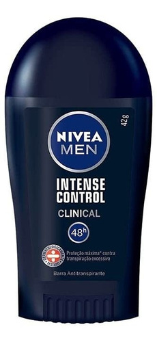 Antitranspirante Clinical Intense Control Men 42g Nivea Fragrância Lavanda