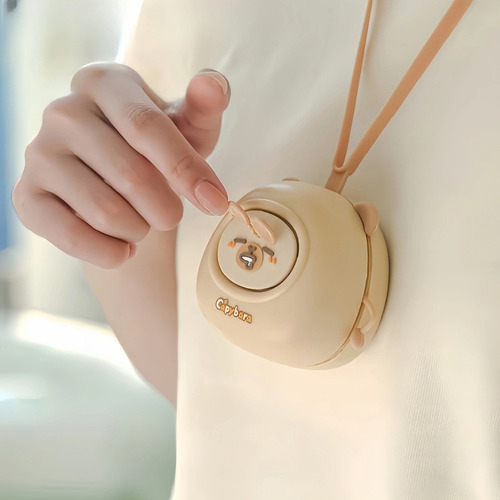 / Miniventiladores De Capibara Con Cuello Colgante