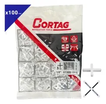 Comprar Crucetas Junta Separadores Ceramica Porcelanato 3.0mm Cortag