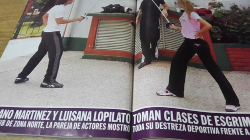 Revista Caras N° 1243 2005 Luisana Lopilato Esgrima