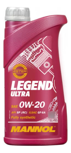 Aceite Mannol  Legend Ultra Ow-20  Sintetico