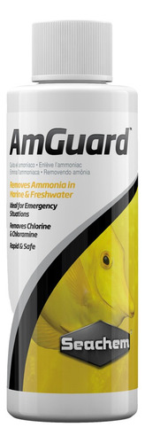 Seachem Amguard 500 ml elimina el amoniaco y el cloro del agua del acuario