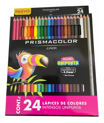 Color De Madera Prismacolor Junior 24 Und Creyones Original