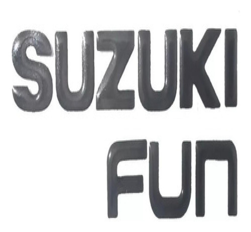 Emblema Suzuki Fun Trasero Para Fun Original Gm