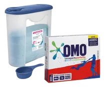 Comprar Sabao Em Po Omo 800g + Porta Sabao 1kg Com Dosador Sanremo