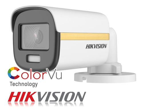 Cámara Bullet 1080p Hikvision Colorvu 4en1 2mp 2,8mm Ip67 Me