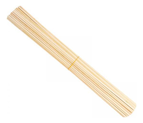 6 Paquete De 2-6 Palos De Bambú Sin 50 Piezas 3×300mm