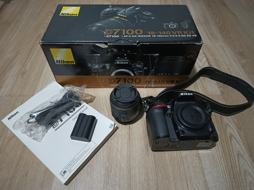 Cámara Dslr Nikon D7100 En Caja, Con Lente 18-55mm