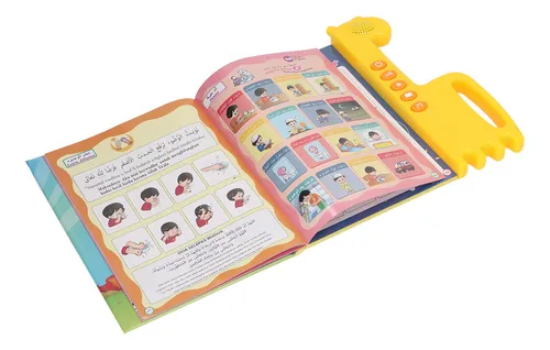 Libro Electrónico Interactivo En Árabe – Juguete Educativo Con 28 Letras Y 10 Números – Aprendizaje Divertido Para Niños