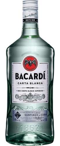 Ron Bacardi Carta Blanca 1750 Ml. *