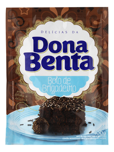 Mistura para Bolo Brigadeiro Dona Benta Pacote 400g