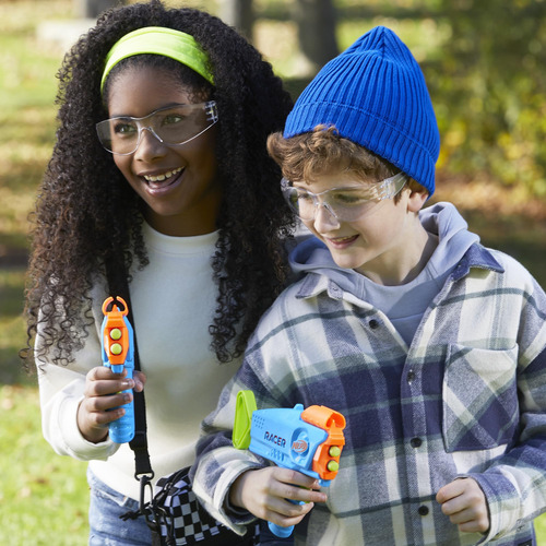 Dart Blaster Nerf Elite Junior Racer Con 4 Dardos Durante Má