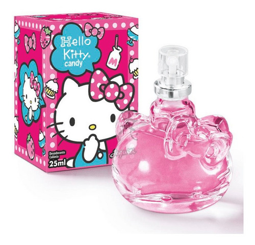  Kit Minisséries Hello Kitty Desodorantes Colônias Jequiti Colônia para meninas