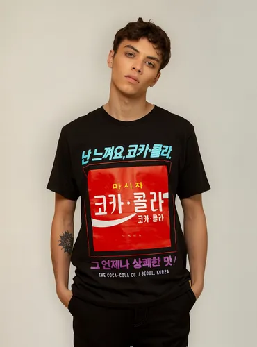 Polera Hombre You Coca Cola Negro