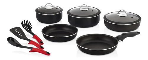 Batería De Cocina Papilla Utensilios 12 Piezas Antihaderente