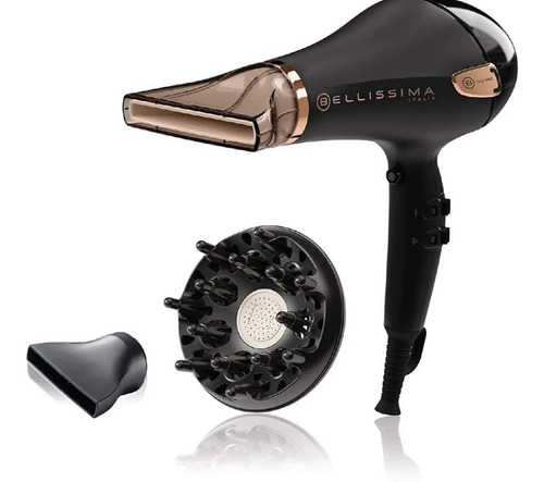 Imagen 4 de 10 de Secador De Pelo Profesional Bellissima Ceramic P5 3800 2300w