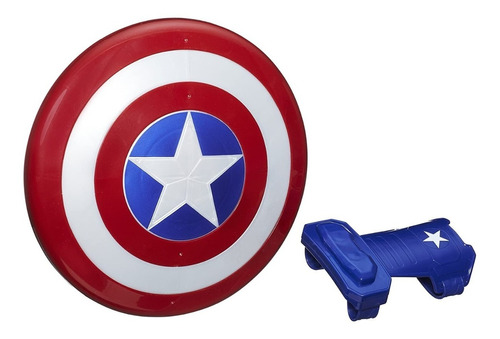 Luva E Escudo Magnético Capitão América Avengers - Hasbro