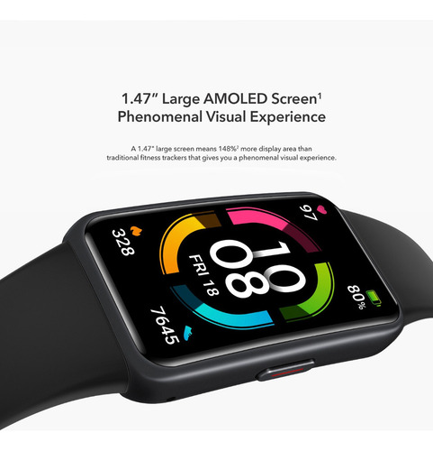 Honor Band 6 Versión Global 1.47 Deportes De Pantalla Amoled