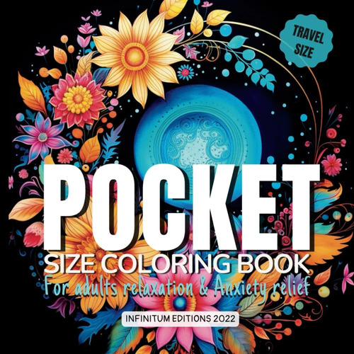 Libro: Pocket Size Coloring Book For Adults Relaxation And A